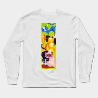 Cats Tower Long Sleeve T-Shirt